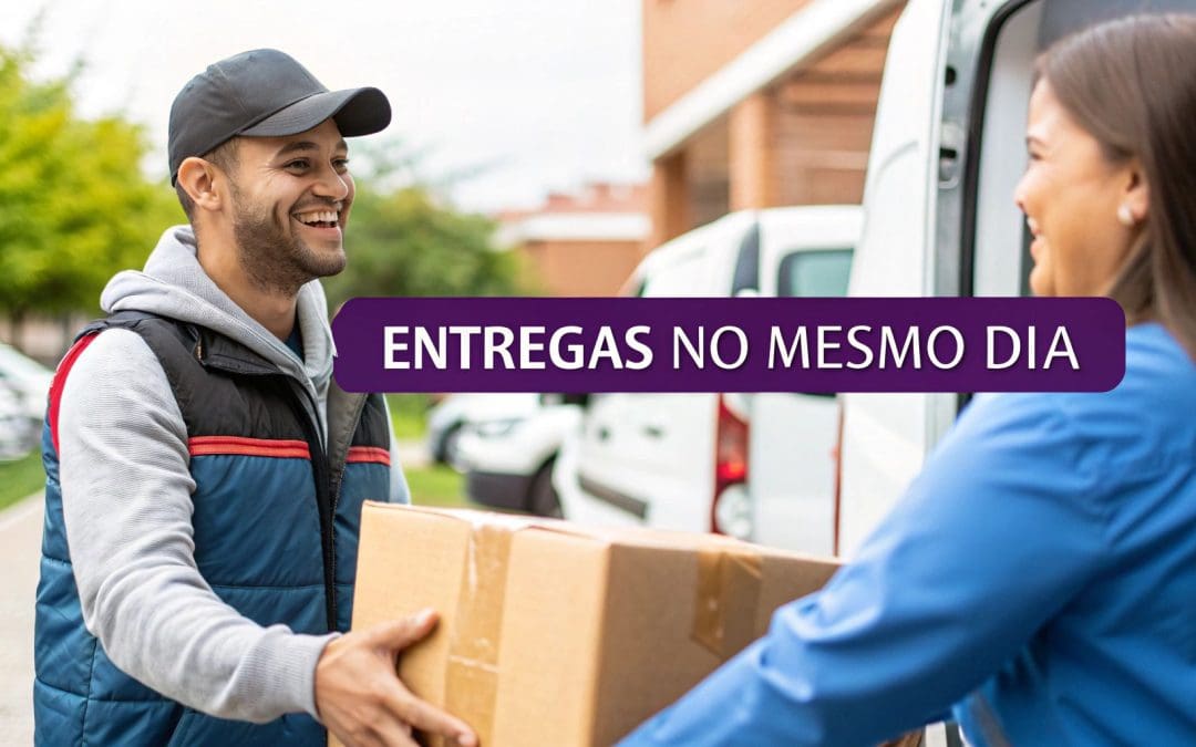 Entregas no mesmo dia para e-commerce em ascensão