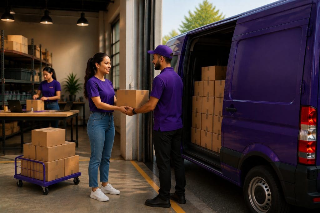 Coleta unificada e vantagens TMS para e-commerce.